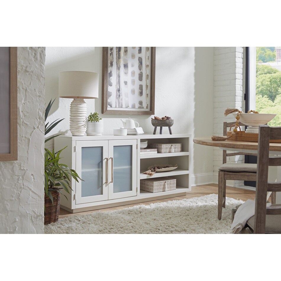 tahlia  white console   