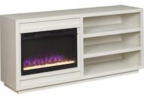 tahlia  white fireplace insert   