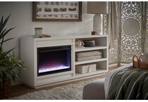 tahlia  white fireplace insert   