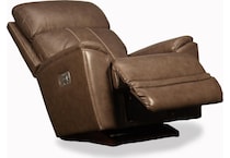 talladega power leather rocker recliner   