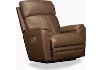 talladega power leather rocker recliner   