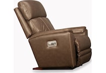 talladega power leather rocker recliner   