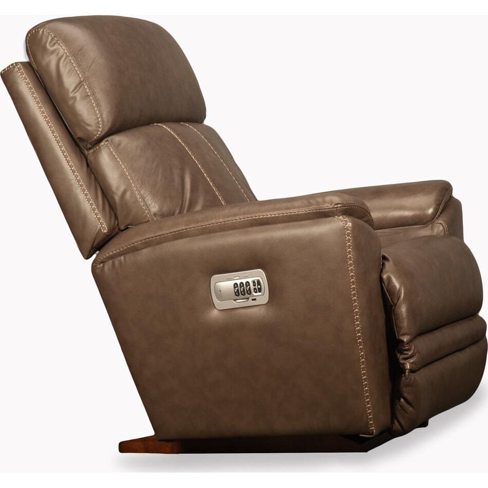 talladega power leather rocker recliner   