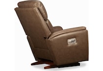 talladega power leather rocker recliner   