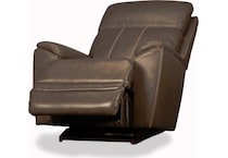 talladega power leather rocker recliner   