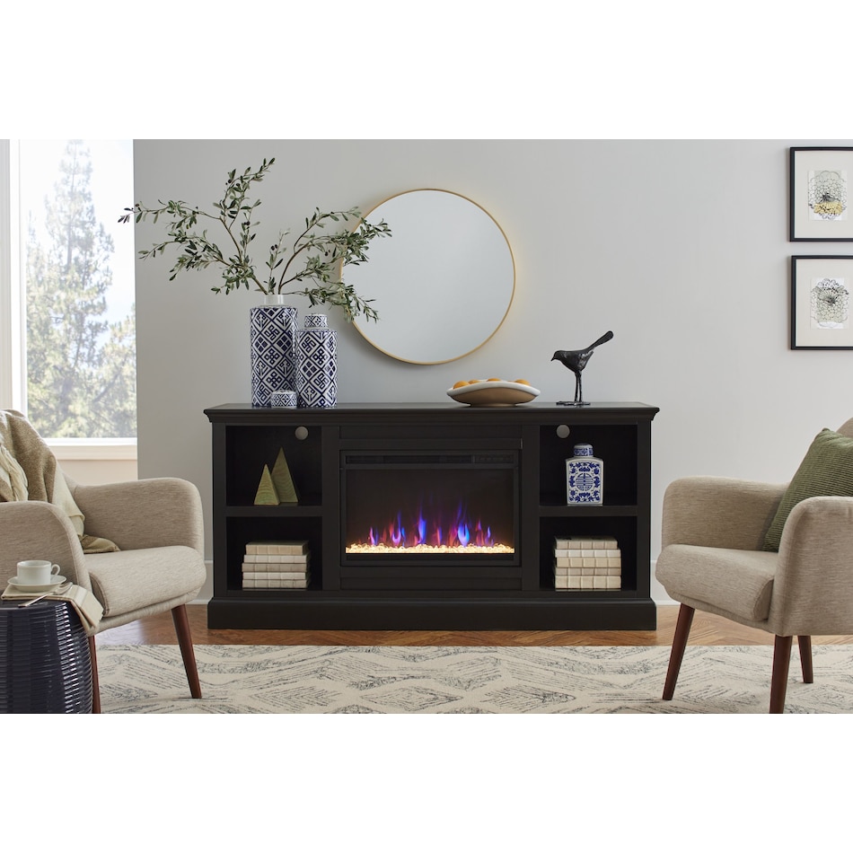 talon black fireplace insert   