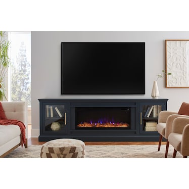 TALON 98" TV STAND WITH FIREPLACE