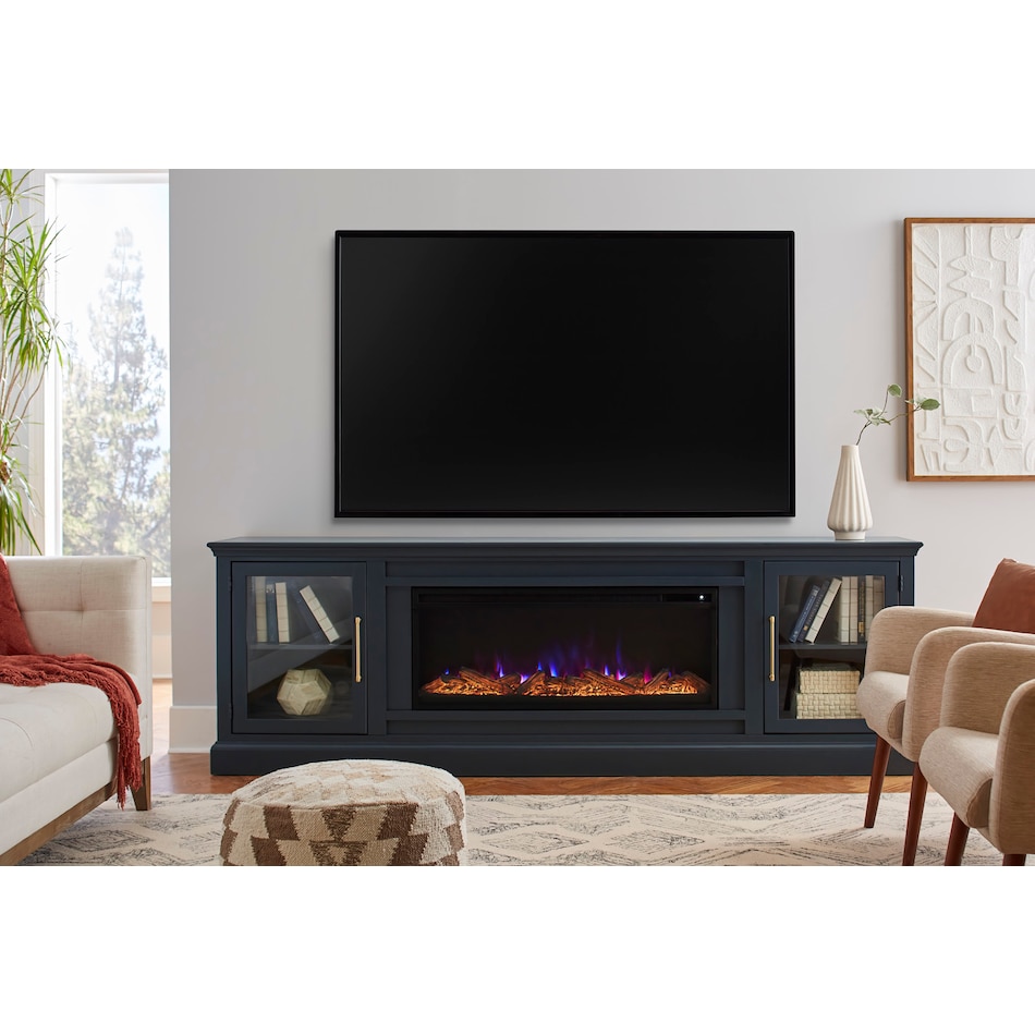 talon malta blue fireplace insert   