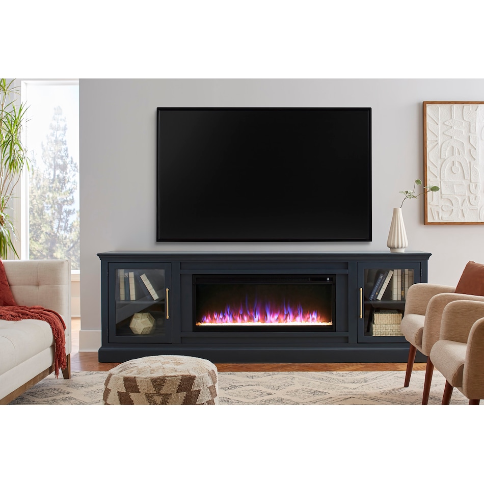 talon malta blue fireplace insert   