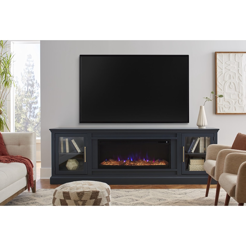talon malta blue fireplace insert   