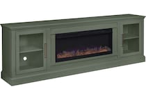 talon sage green fireplace insert   