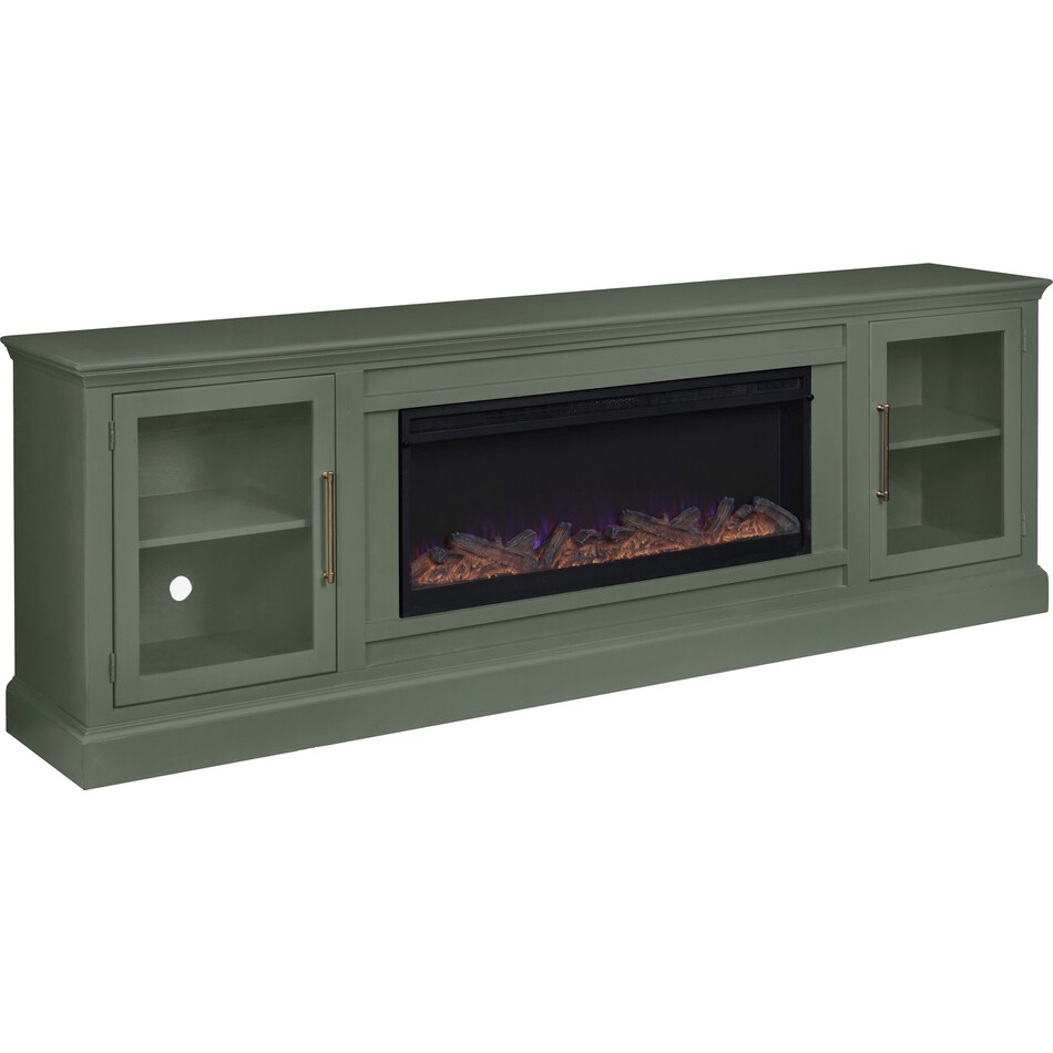 talon sage green fireplace insert   