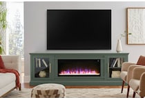 talon sage green fireplace insert   