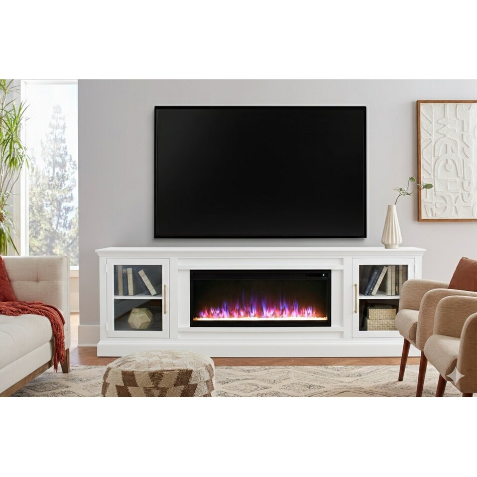 talon white fireplace insert   