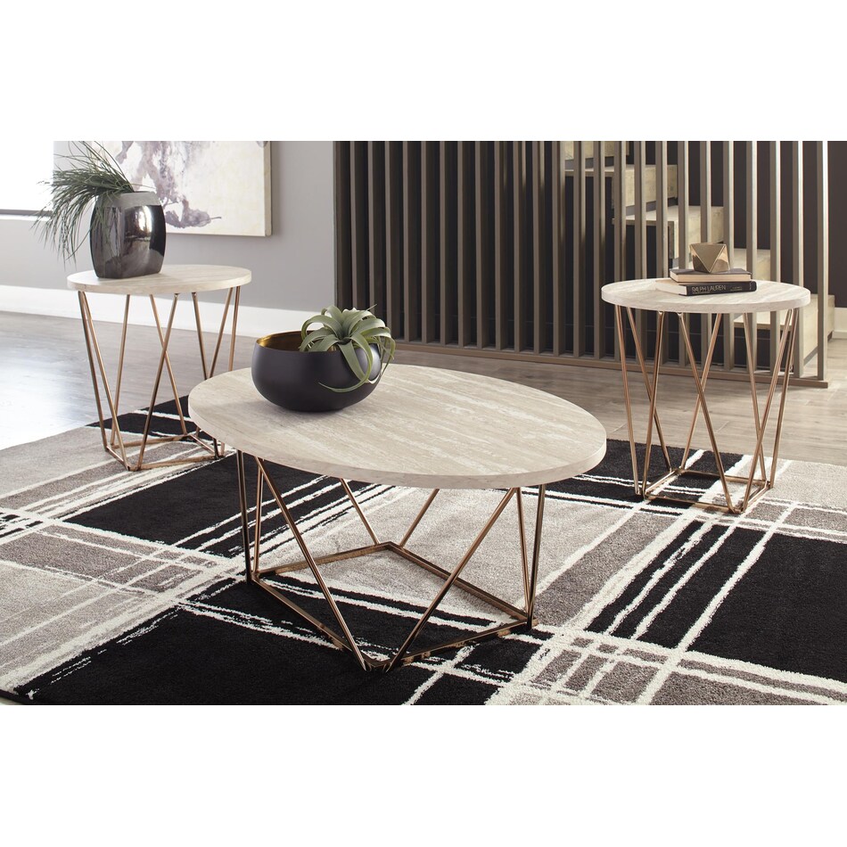 tarica two tone  pack tables   