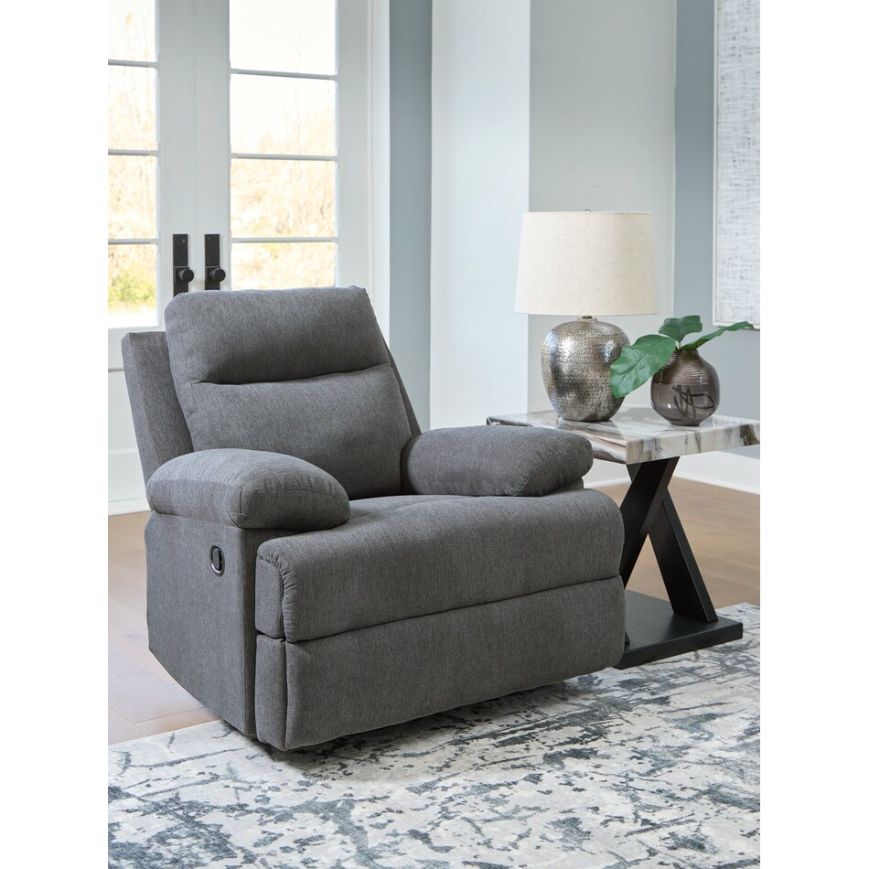 tarrant grey recliner   