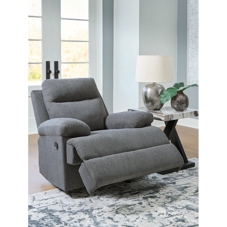 tarrant grey recliner   