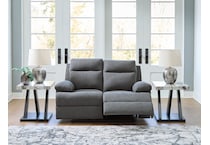 tarrant grey reclining loveseat   
