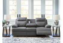 tarrant grey reclining sofa   