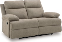 tarrant mocha reclining loveseat   