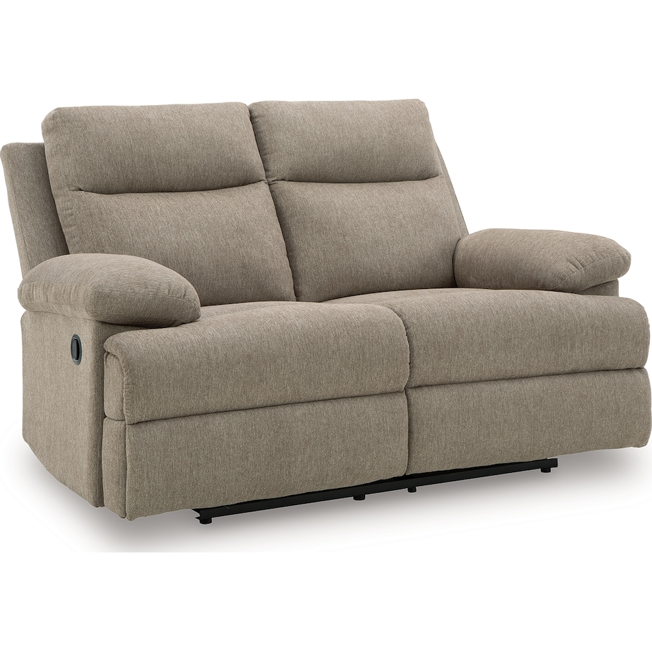 tarrant mocha reclining loveseat   
