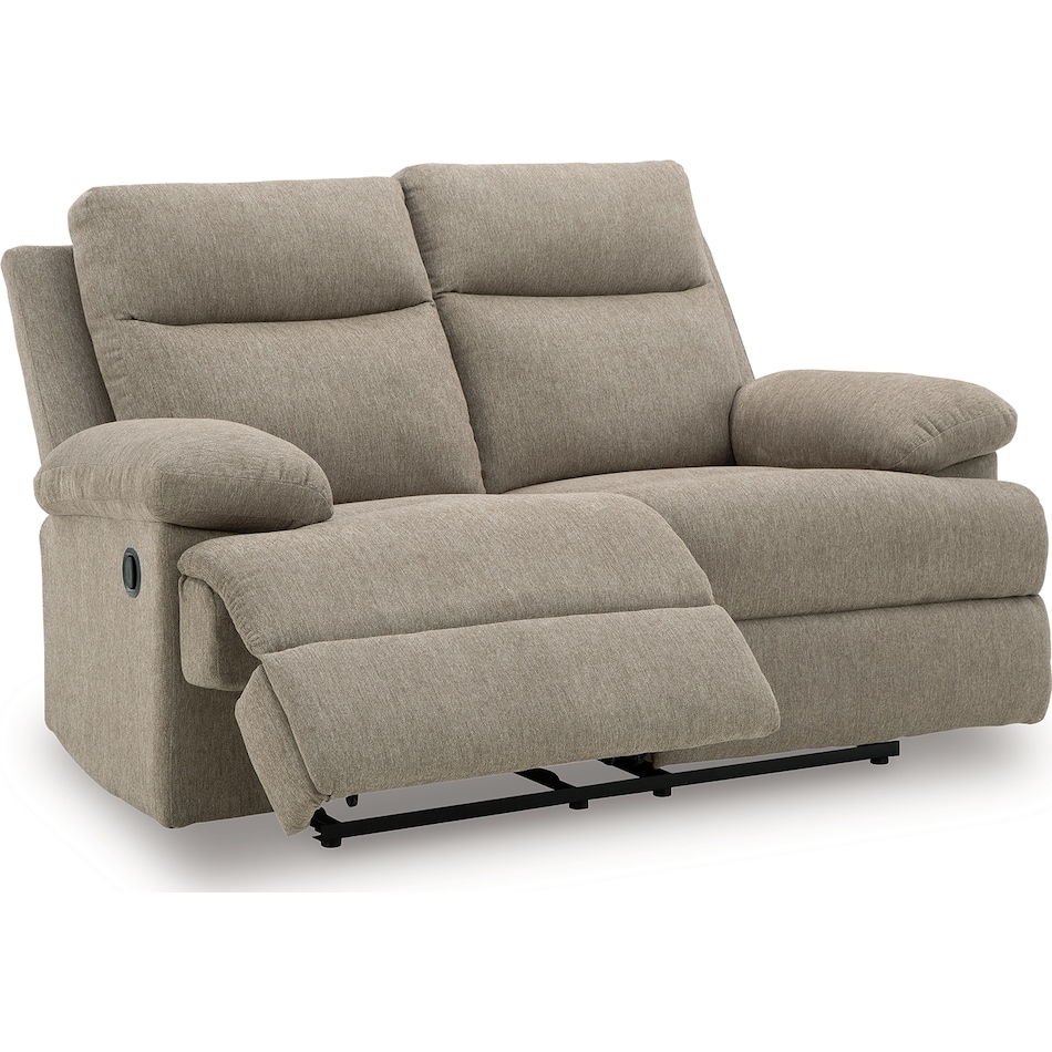 tarrant mocha reclining loveseat   