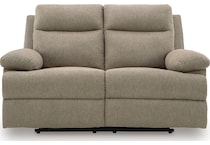 tarrant mocha reclining loveseat   