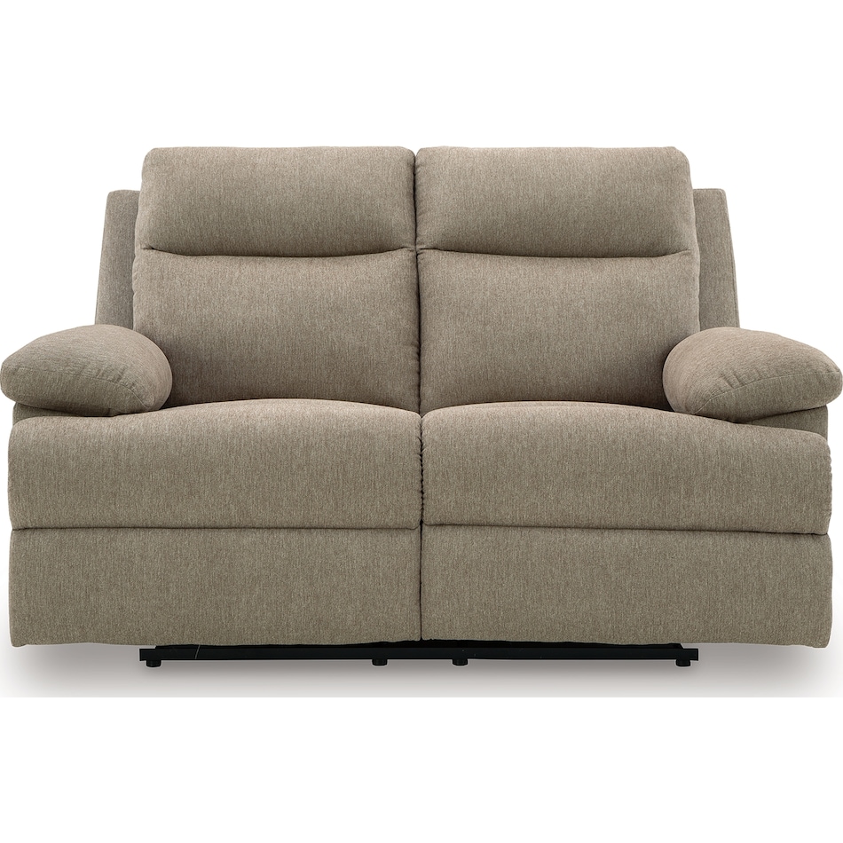 tarrant mocha reclining loveseat   