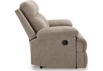 tarrant mocha reclining loveseat   