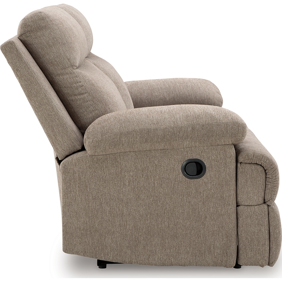 tarrant mocha reclining loveseat   