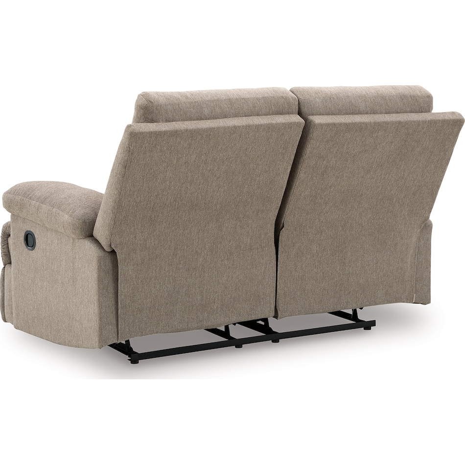 tarrant mocha reclining loveseat   