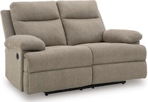 tarrant mocha reclining loveseat   