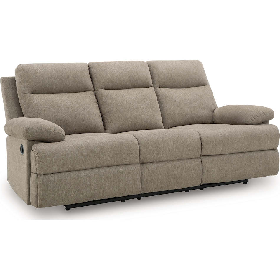 tarrant mocha reclining sofa   
