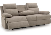 tarrant mocha reclining sofa   