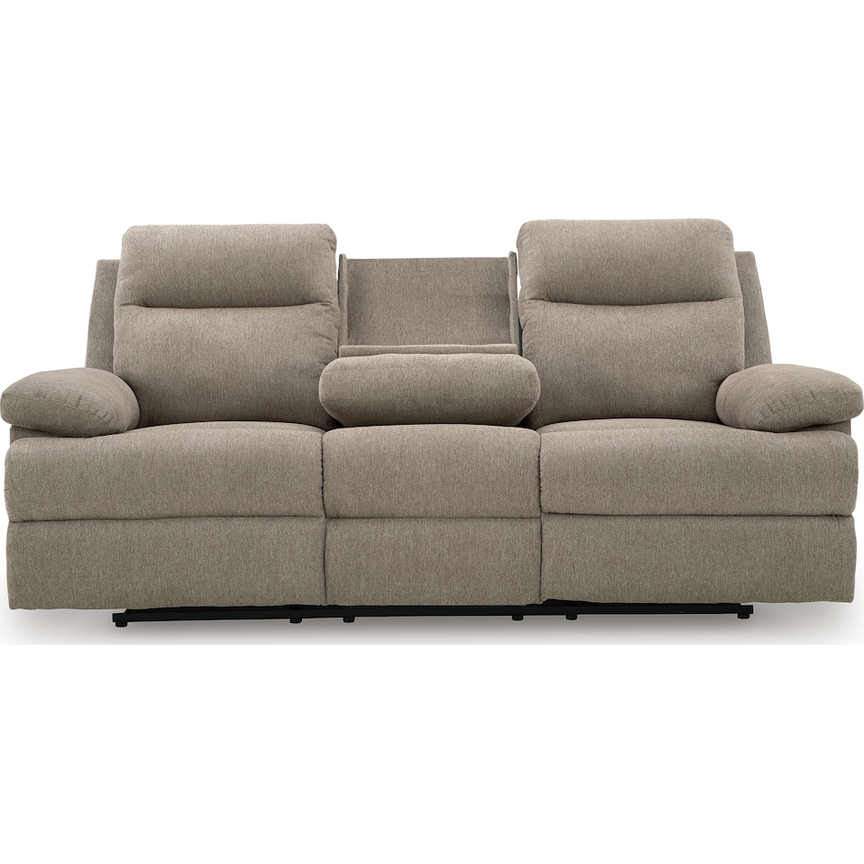tarrant mocha reclining sofa   