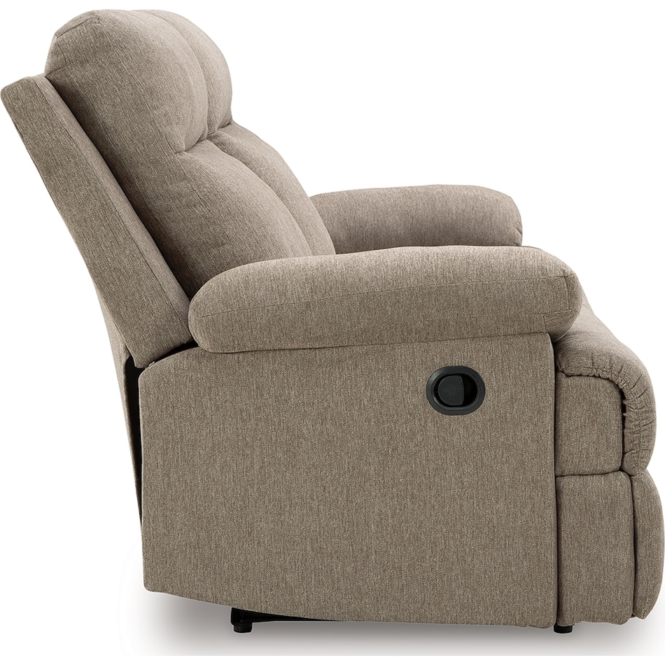 tarrant mocha reclining sofa   