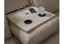tarrant mocha reclining sofa   