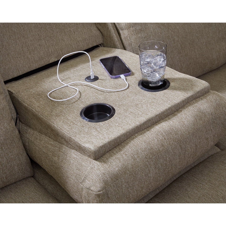 tarrant mocha reclining sofa   