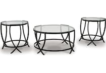 tarrin black cocktail table   