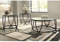 tarrin black cocktail table   