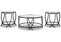 tarrin black cocktail table   