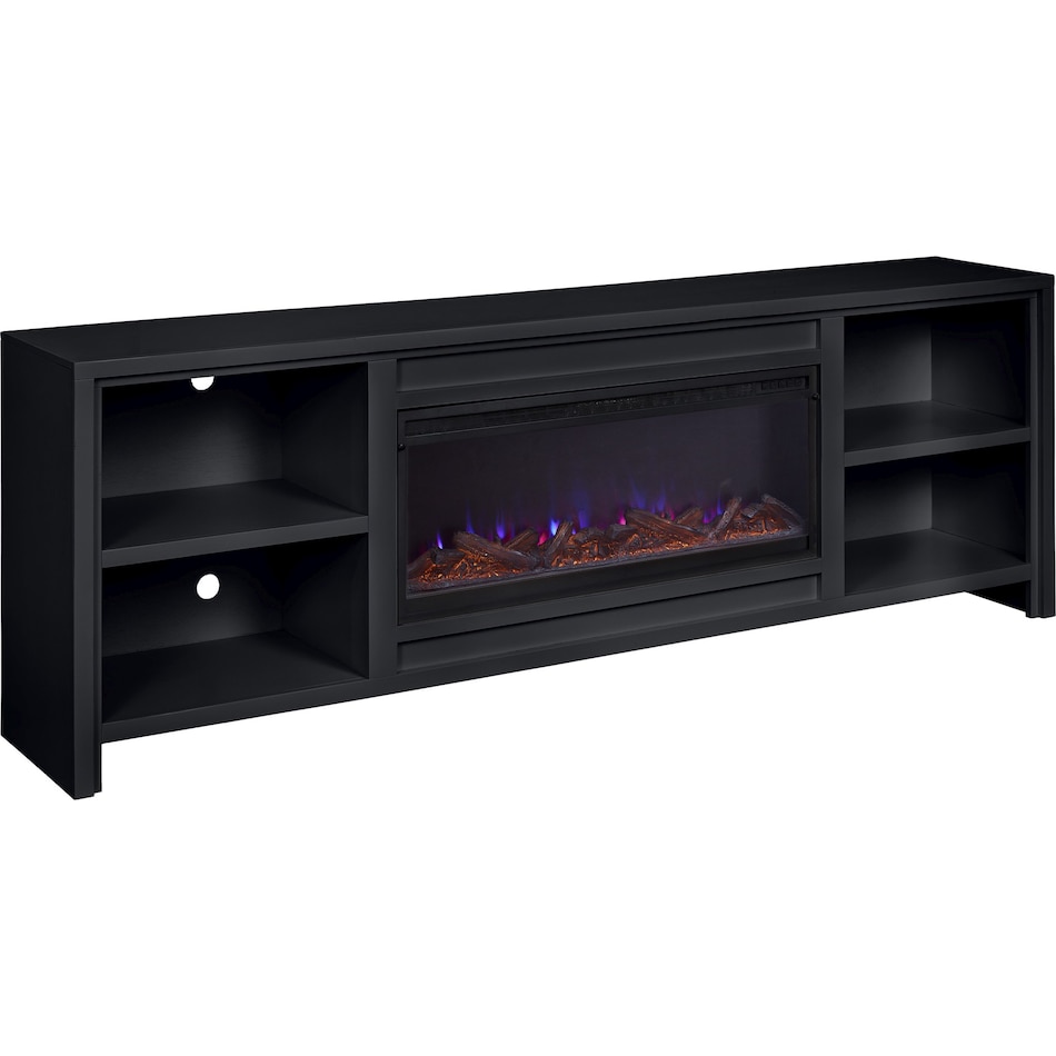 tawni black fireplace insert   