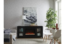 tawni black fireplace insert   