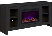tawni black fireplace insert   