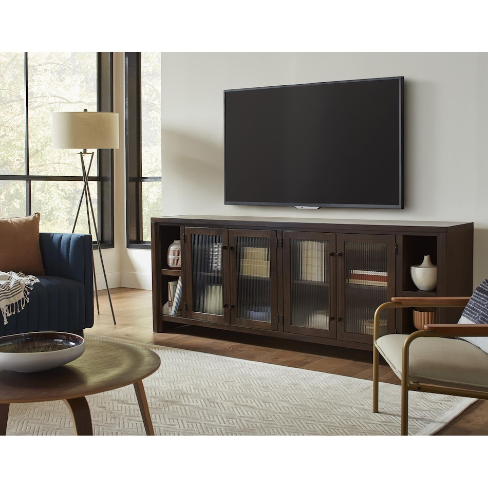 tawni dark brown console   