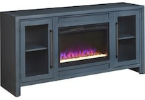 tawni malta blue fireplace insert   