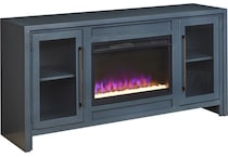 tawni malta blue fireplace insert   