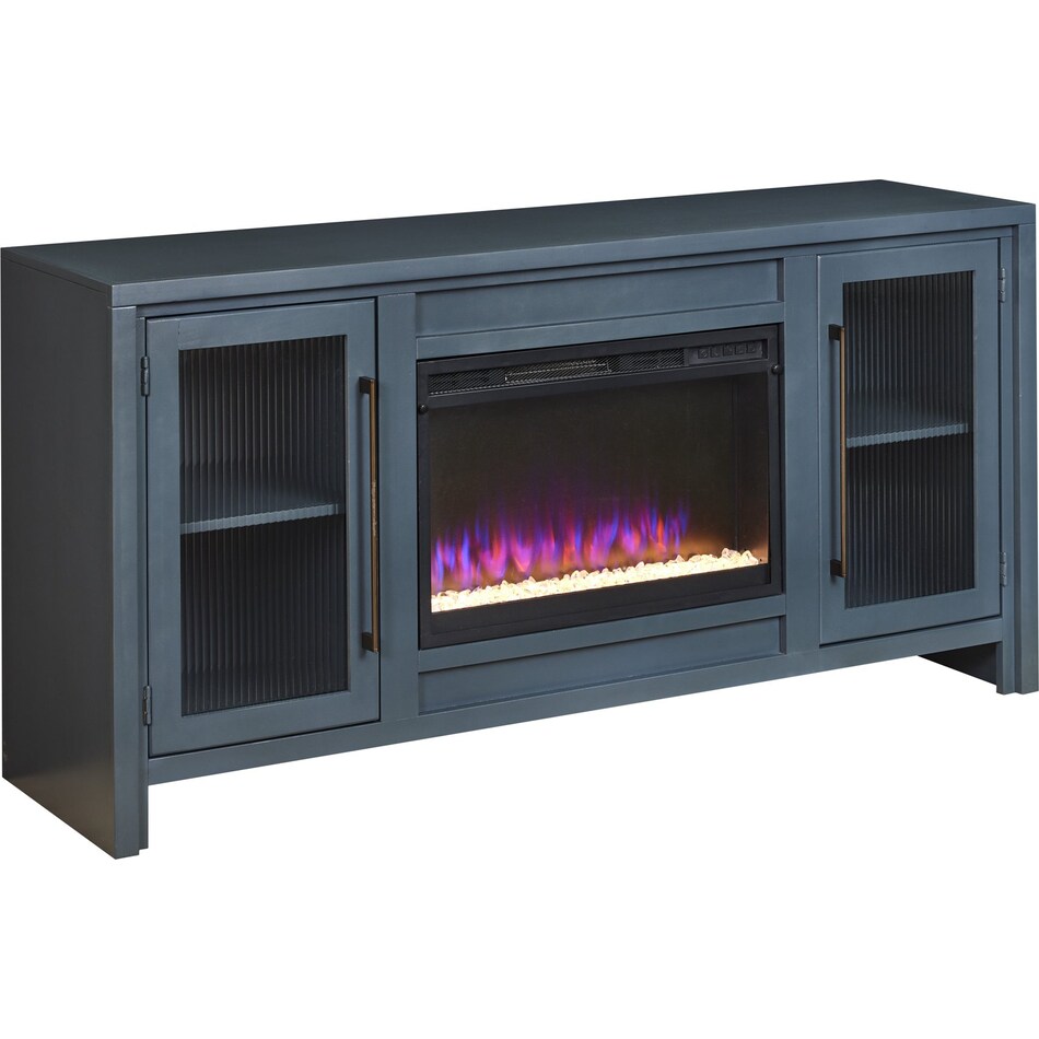 tawni malta blue fireplace insert   