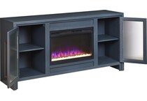 tawni malta blue fireplace insert   