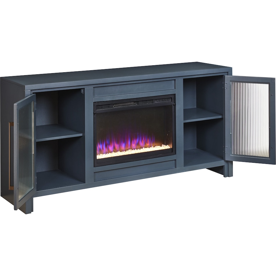 tawni malta blue fireplace insert   